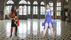 The Two Sides Of Alice And Wonderland - Jacquelyn Velvets and Kobe Lee Giantess Growth With Clothes Destruction