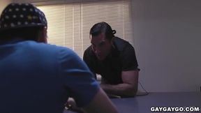 Officer Nick Fucked Jacks Hole Point Of Entry With Jack Hunter And Romeo Davis