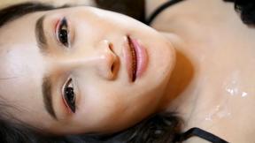 ”22yo Thai ladyboy cums on herself after she jerks off her meat for tourist”