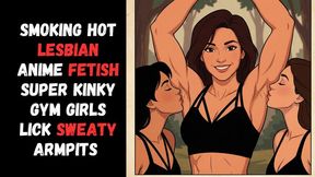 cute sexy lingerie lesbian lover muscled gym girl armpit fetish pit obsessed girls lick sweaty armpits