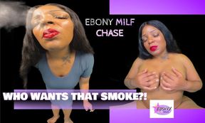 Smoking Hot Ebony Stepmom Chase- MILF Smoking Fantasy