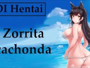 JOI hentai con una zorrita cachonda, en español.