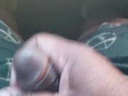 Early morning quick nut in the car