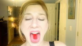 Bratty Girlfriend Makes You Beg For Her Candy Sweet Spit