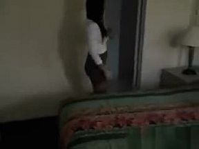 Eager Charlie Revealing All In The Hotel Room