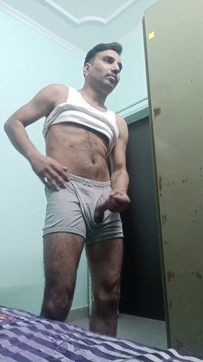 Indian Desi Man show masterbating and sucking with neighbour   Clip 1