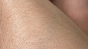 Close Up Hairy Arms Slow Tease Full