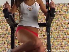 Amelie Does Her Exercises