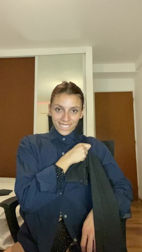 The Slutty Secretary Infallibly Relieves Her Boss's Stress