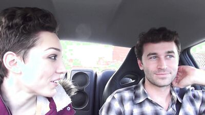 Short haired brunette Lily LaBeau gets pounded by James Deen