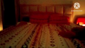 A Sexy Honeymoon Indian Couple at Hotel Room La Nivas Nainital