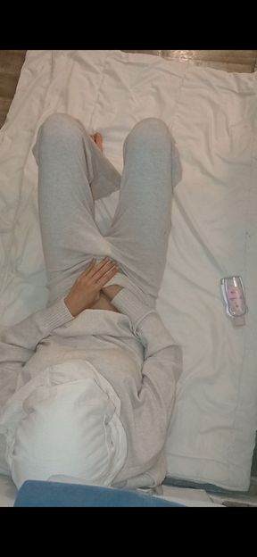 Algerian woman caresses herself when her husband is not around