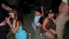 tiazinhah fez um dogging no estacionamento com as amigas