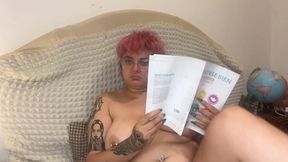 a girl with big boobs ignores you