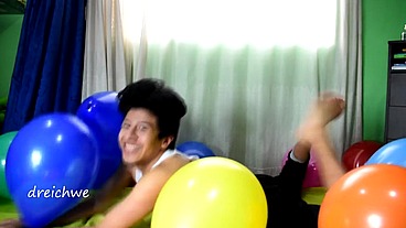 Many balloons