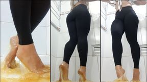 FEET ON STICKY EXTRA GLUE.