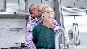 Takes Cum On Her Glasses After Passionate Fucking - Lily Larimar And Johnny Castle