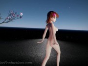 MMD R18 4k Misaka Mikoto bikini & stockings - hi fi raver - 1029