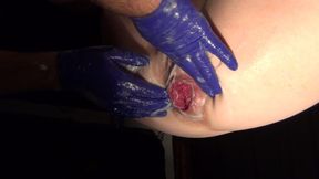 Fist the Red Rose Out of My GF´s Asshole