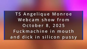 ts angelique monroe - webcam show from october 8, 2025