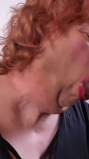 Cum Explosion All Over Fat CD Sissy After Huge BBC Butt Fuck