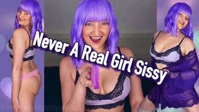 Never A Real Girl Sissy - You'll always be a lesser copy of a woman - Sissy Training and Humiliation with Femdom Mistress Mystique - WMV