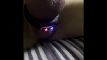 Probando el cock-ring con vibrador y calentador