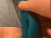 Young milf plays by herself