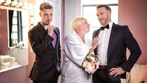 Alex Mecum and Benjamin Blue are fucking on a wedding day