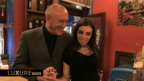 ”Hard ass fucking in the toilet of a cafe”