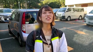 Young Japanese tennis athlete shares her first intimate moment after practice