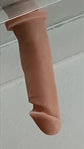 My First Time with a 24 Cm Dildo and Cumming Like a Sissy