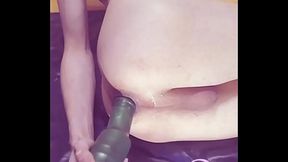 Taking my 30 cm Dildo from both Ends