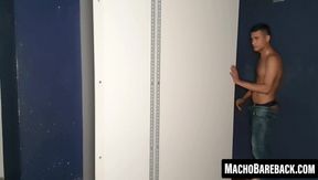 Diego Sphynx hunts Rudalfos holes from public toilet to a gloryhole