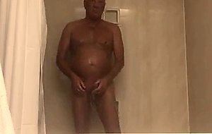 Grandpa morning shower