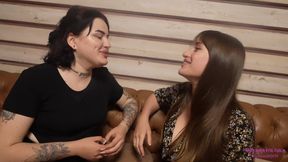 BETTY and SARAH - Sudden kiss from a friend (4K)