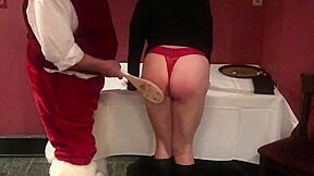 Naughtys Christmas Spanking With Naughty Boom Boom