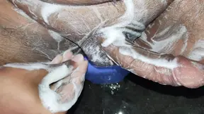 Indore - Dehradun Boy Washing His Big Thick Indian Cock While Bathing.