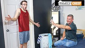 FamilyCreep - Silver Stepdaddy Pounds His Stepson's Ass