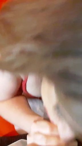 This Hot Chick with a Big Ass Showed How Much She Likes Having Her Little Ass Fucked.