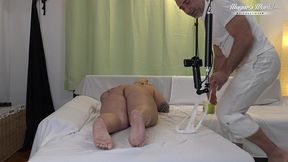 behind the scenes of massage with happy ending featuring deborah luxe