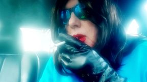 MRS. ROMAN SHOWING HER COCK STROKING SKILLS ON A DILDO WHILE SMOKING VS120s