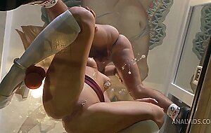 Flexible and juicy bitch maryana rose and her first intense dp nrx149 in hd