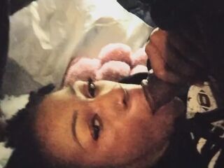 Mouth bang me and fellatio creampie