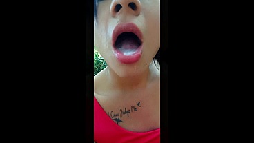 TS Angelique - Blowjob in public