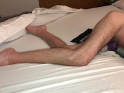 Quadriplegic Leg Spasm Using Anal Toy And Massage Gun