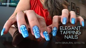 Elegant Tapping Nails: A Symphony of Sensual Mature Finger Fetish ft MiLF OctoGoddess, Long Blue Fingernails, Ignore Fetish 1080