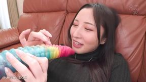 Mina Kitano gets her asshole filled for intense training before DPD