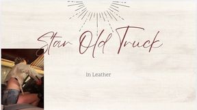 star old truck in leather