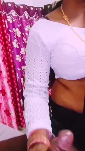 Powerful moment from &quot;Black saree beautiful sexy housewife unfortunately fucking husband&#039;s father Telugu dirty talks.&quot;